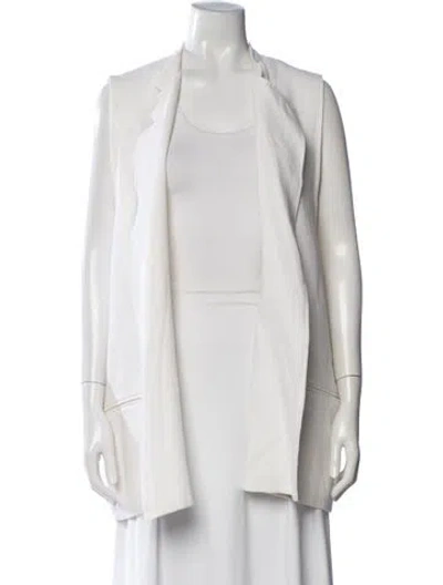 Pre-owned Dušan Linen Vest In White