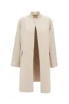 Dušan Long Cashmere Coat With Open Front In Multi