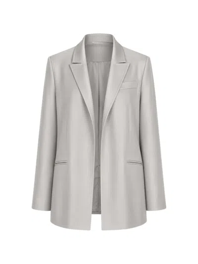 Dušan Loose-fit Notched-lapel Blazer In Silver