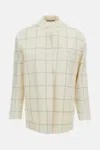 Dušan Mandarin Checked Jacket In Multi
