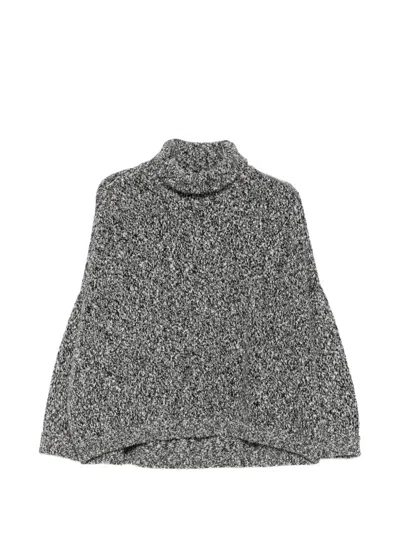 Dušan Marl-knit Roll-neck Sweater In Gray