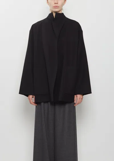 Dušan Panno Wool Medium Jacket W/ Cimossa In Black
