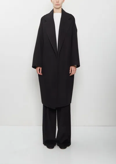 Dušan Panno Wool Oversized Coat In Black