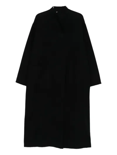 Dušan Patch-pocket Coat In Black