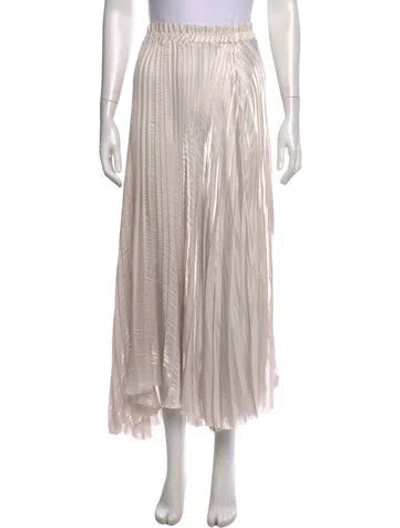 Pre-owned Dušan Patterned Long Skirt In Neutrals