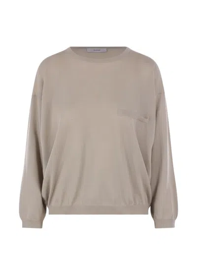 Dušan Pocket Sweater In Neutral