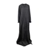 Dušan Quilted Long Dress - '10s In Black