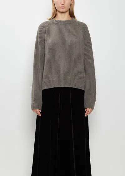 Dušan Ribbed Cashmere Sweater In Gray