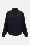 Dušan Ribbed Reglan Sweater In Blue