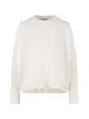 Dušan Rolled-cuff Sweater In White