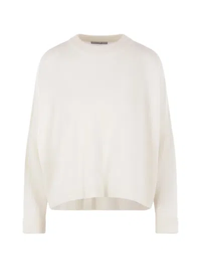 Dušan Rolled-cuff Sweater In White