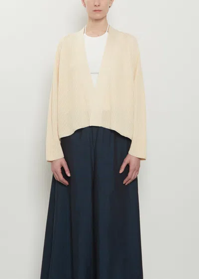 Dušan Short Ribbed Raglan Cardigan