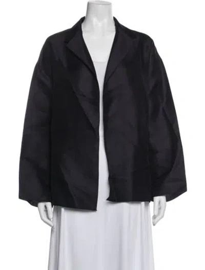 Pre-owned Dušan Silk Blazer In Blue