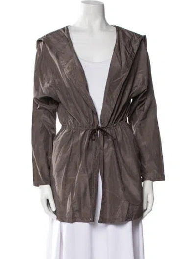 Pre-owned Dušan Silk Evening Jacket In Brown