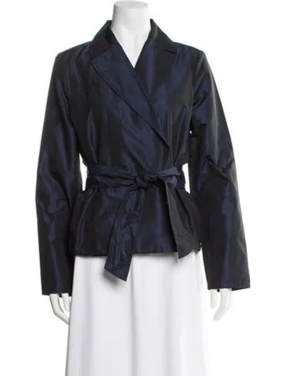 Pre-owned Dušan Silk Jacket In Black