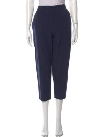 Pre-owned Dušan Straight Leg Pants In Blue