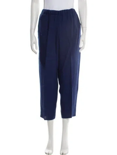 Pre-owned Dušan Straight Leg Pants In Blue