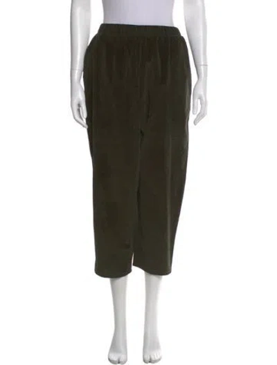 Pre-owned Dušan Straight Leg Pants In Green