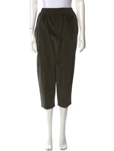 Pre-owned Dušan Straight Leg Pants In Green