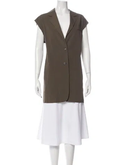 Pre-owned Dušan Vest In Green