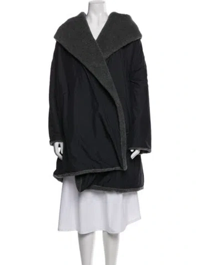 Pre-owned Dušan Virgin Wool Coat In Gray
