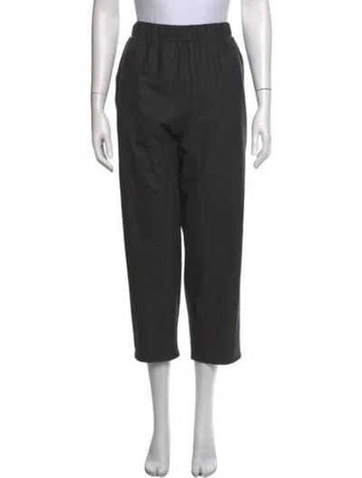 Pre-owned Dušan Virgin Wool Straight Leg Pants In Black