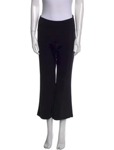 Pre-owned Dušan Wide Leg Pants In Black
