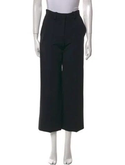 Pre-owned Dušan Wide Leg Pants In Black