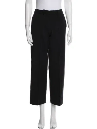 Pre-owned Dušan Wide Leg Pants In Black