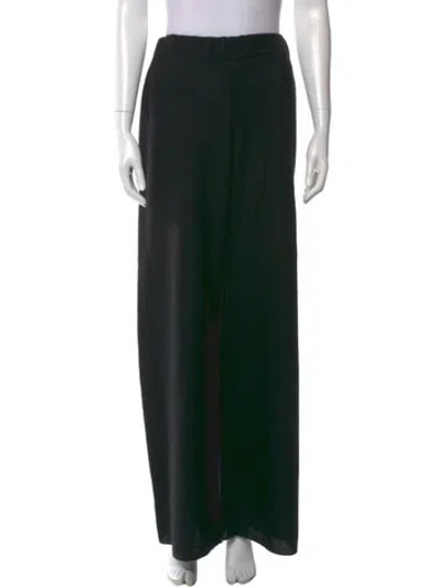 Pre-owned Dušan Wide Leg Pants In Black