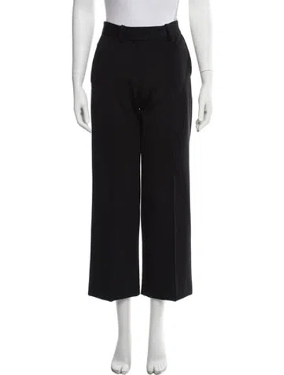 Pre-owned Dušan Wide Leg Pants In Black