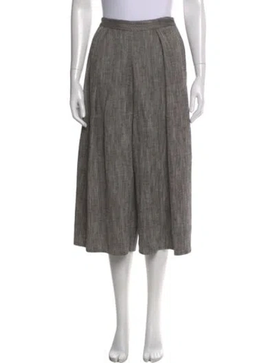 Pre-owned Dušan Wide Leg Pants In Brown