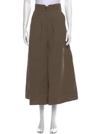 Pre-owned Dušan Wide Leg Pants In Brown