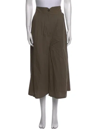 Pre-owned Dušan Wide Leg Pants In Green