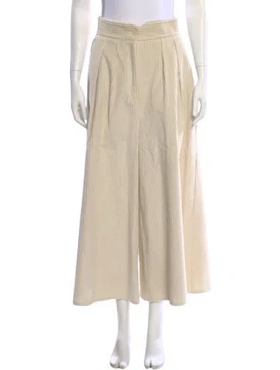 Pre-owned Dušan Wide Leg Pants In Neutral