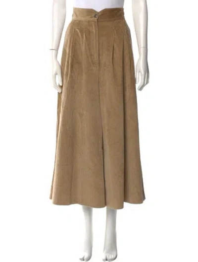 Pre-owned Dušan Wide Leg Pants In Neutral
