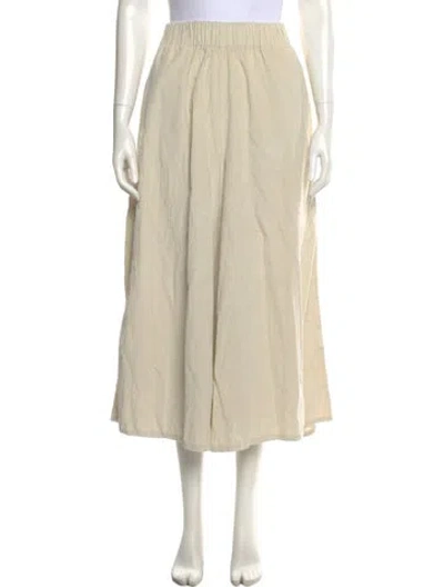 Pre-owned Dušan Wide Leg Pants In Neutral