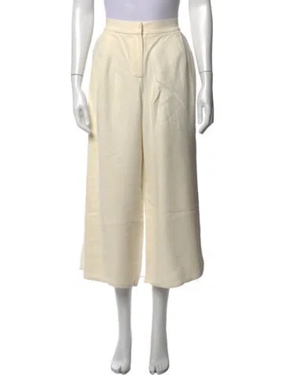 Pre-owned Dušan Wide Leg Pants In Neutral