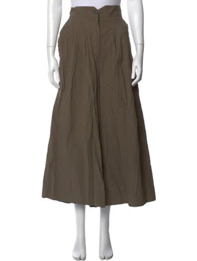 Pre-owned Dušan Wide Leg Pants In Neutral