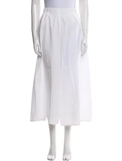 Pre-owned Dušan Wide Leg Pants In White