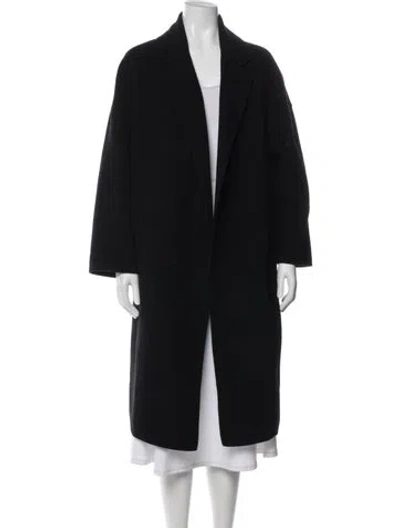 Pre-owned Dušan Wool Cape In Black