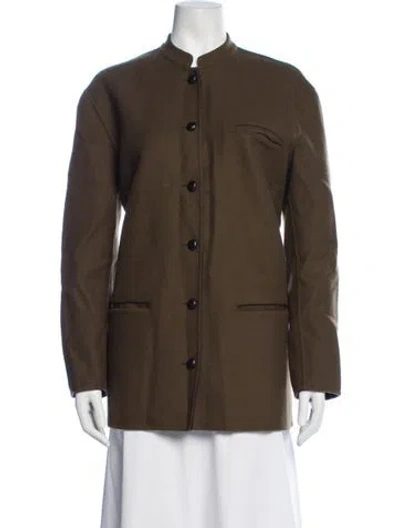Pre-owned Dušan Wool Jacket In Brown