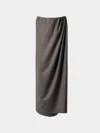 Dušan Wool Long Sarong Skirt Size: M
