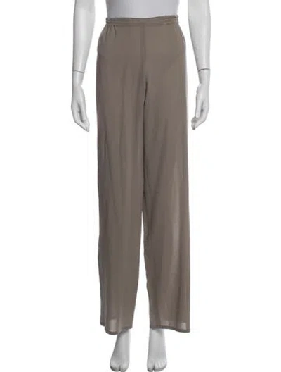 Pre-owned Dušan Wool Sweatpants In Neutral