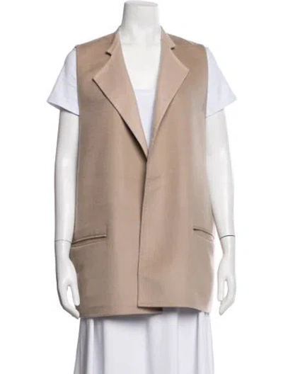 Pre-owned Dušan Wool Vest In Neutrals