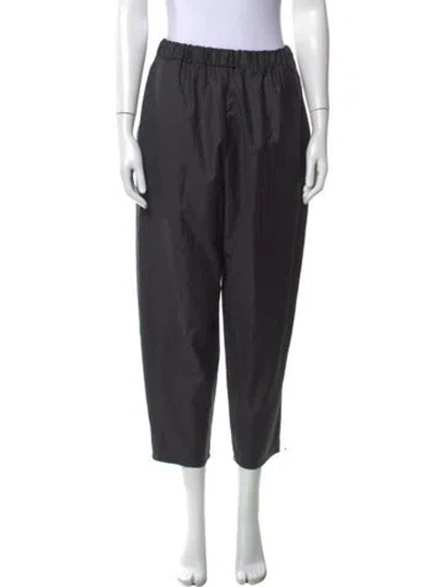 Pre-owned Dušan Wool Wide Leg Pants In Gray