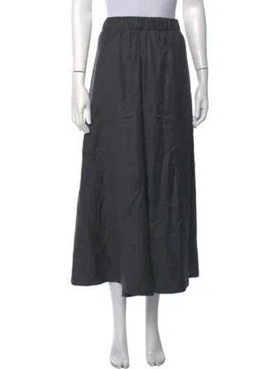 Pre-owned Dušan Wool Wide Leg Pants In Grey