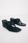Dubié Women's Border Flip Flop In Black In Black