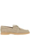 Duca Heritage Bista Kaleido Suede Loafers In Neutral