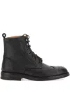 Duca Heritage George Lace-up Boots In Black